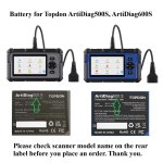 Battery Replacement for Topdon ArtiDiag500S ArtiDiag600S scanner